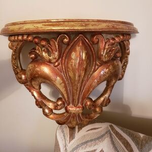 Fleur-de-lis Wall Shelf